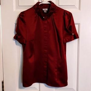 Worthington Puff Sleeve Blouse